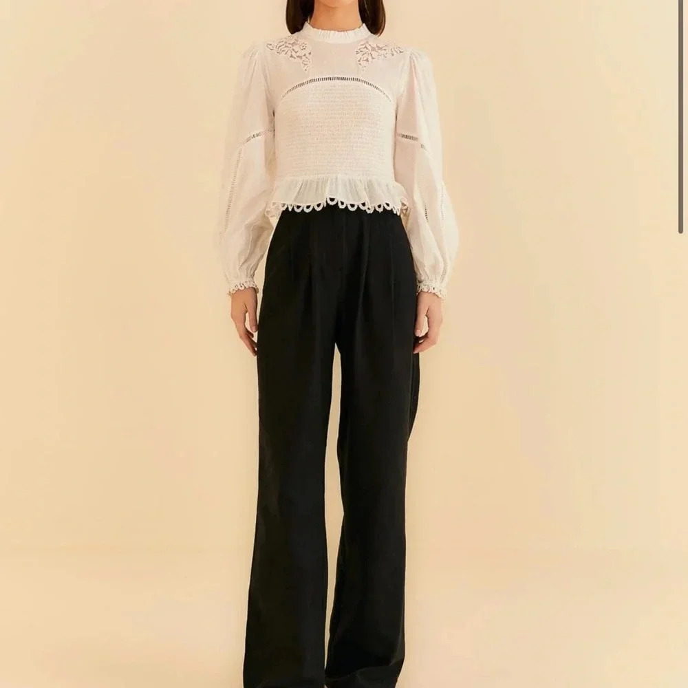 FARM Rio Black Low Waisted Women’s Pants Small $190.00 NWOT - Picture 2 of 8
